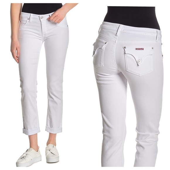 HUDSON Jeans Baraca Crop Straight Cuff Jeans - Picture 2 of 2